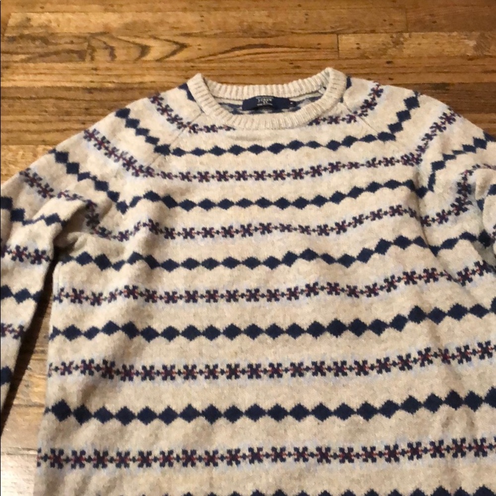J crew lambswool sweater
